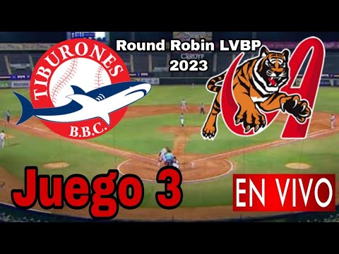 Donde ver Tiburones de La Guaira vs. Tigres de Aragua en vivo, juego 3 Round Robin de la LVBP 2023