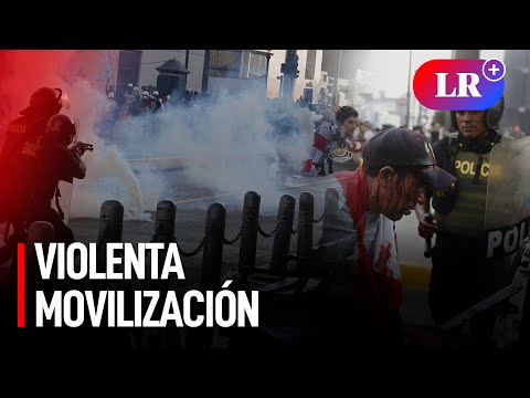 Protestas en Perú: Violenta movilización en quinto día consecutivo de marcha en Lima