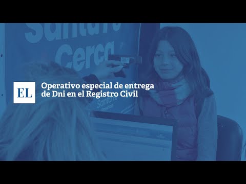 OPERATIVO ESPECIAL DE ENTREGA DE DNI EN EL REGISTRO CIVIL