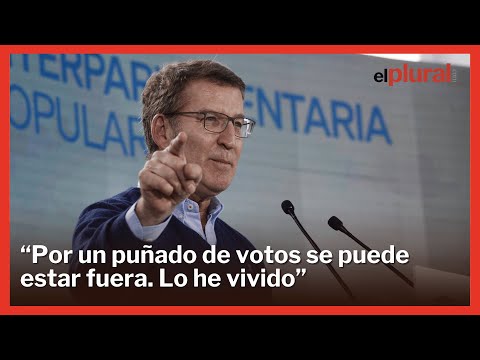 Feijóo: Por un puñado de votos se puede estar fuera y es mejor estar dentro