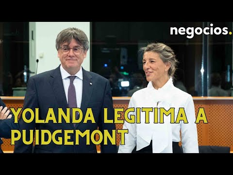 Yolanda Díaz legitima a Puigdemont: pactan encontrar soluciones democráticas para Cataluña