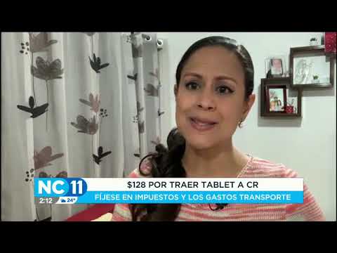 $128 por traer tablet a Costa Rica en Black Friday