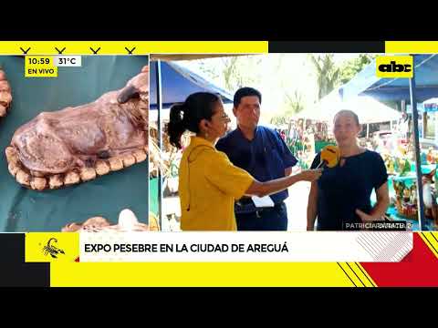 Feria de pesebres en Areguá