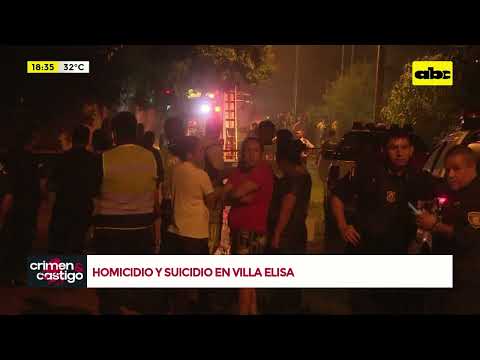 Homicidio y suicidio en Villa Elisa