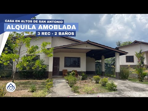 Casa Amoblada en Altos de San Antonio – Compra o Alquila – David, Chiriquí. 6981.5000