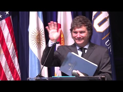 President Milei of cash-strapped Argentina starts another US tour