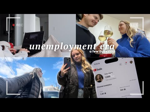 unemployment diaries | days at home, 1k subscribers (!!!), how I'm feeling