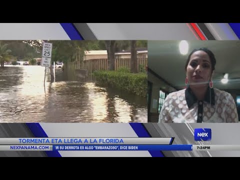 Entrevista a Nadja Bocanegra, sobre la llegada de la tormenta Eta a Florida
