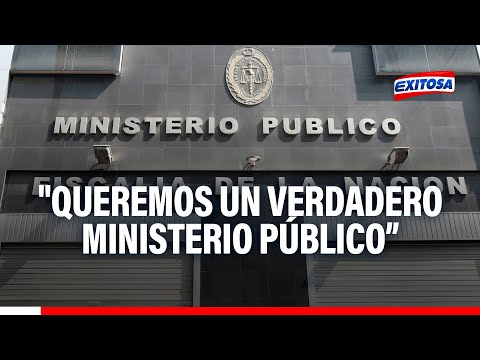 Mario Camacho: Queremos un verdadero Ministerio Público y no un urinario público