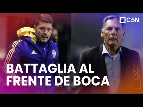 BATTAGLIA y RUSSO ESTÁN en el PREDIO de BOCA