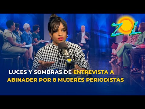 Millizen Uribe analiza luces y sombras de entrevista a Abinader por 8 mujeres periodistas