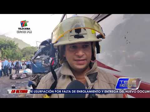 Honduras | 19 muertos por fatídico accidente en Copán.