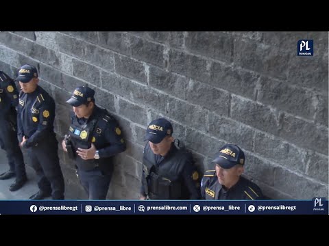 Fuerzas de seguridad llegan a las oficinas del Comité Olímpico Guatemalteco, COG