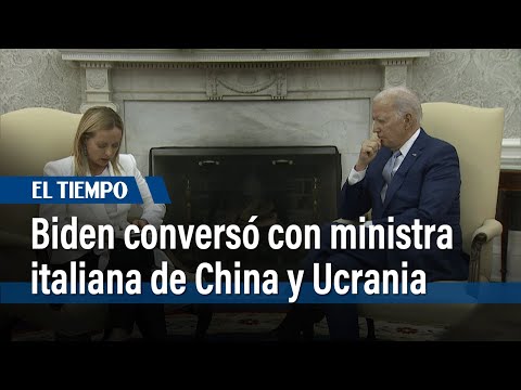 Biden recibió a primera ministra italiana Meloni para hablar de China y Ucrania | El Tiempo