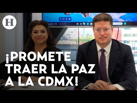 La desigualdad desata la inseguridad Pablo Vázquez promete construir paz en CDMX