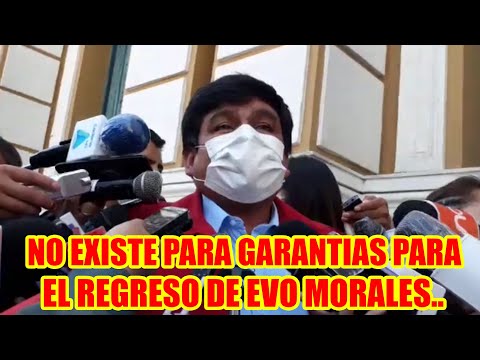 EVO MORALES DEBERÍA VOLVER DESPÚES DE LA TOMA DE POSESIÓN DE LUIS ARCE CATACORA..