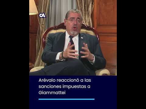 Arévalo reaccionó a las sanciones impuestas al ex presidente Alejandro Giammattei