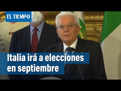 Elecciones anticipadas en Italia tras la renuncia de Draghi | El Tiempo