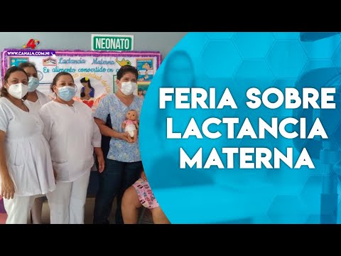 MINSA desarrolla feria sobre lactancia materna en el Hospital Alemán Nicaragüense