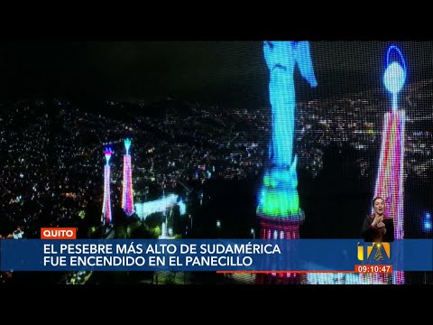 El pesebre más alto de Sudamérica es el del Panecillo, en Quito