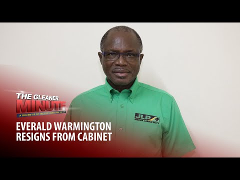 THE GLEANER MINUTE: Warmington resigns | Meadows booted | Vale Royal run-down | J’can shot 3 US cops