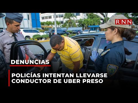 Policías intentan llevarse conductor de Uber preso