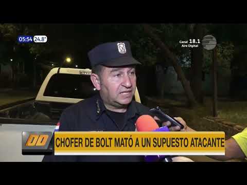 Chofer de Bolt mató a un supuesto asaltante en Asunción