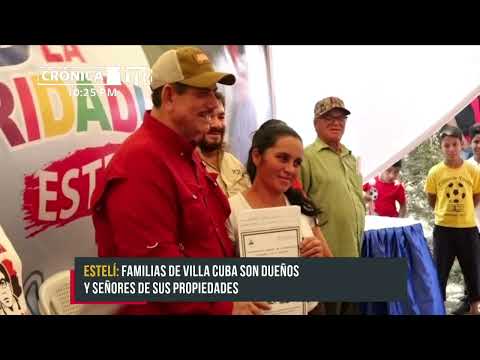 Familias en barrios de Estelí reciben más títulos de propiedad - Nicaragua