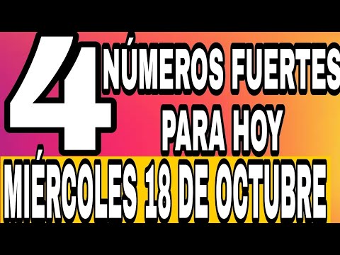 NÚMEROS DE LA SUERTE PARA HOY MIÉRCOLES 04 DE OCTUBRE 2023