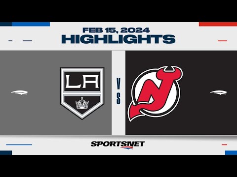 NHL Highlights | Kings vs. Devils - February 15, 2024