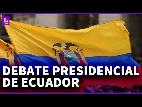 ECUADOR DEBATE 2023: Siete candidatos participan en el último debate presidencial | EN VIVO