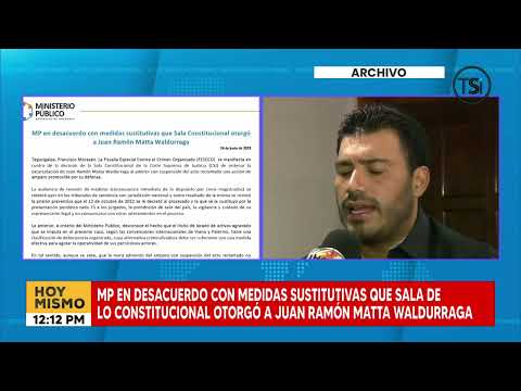 MP en desacuerdo con medidas sustitutivas otorgadas a Juan Ramón Waldurraga