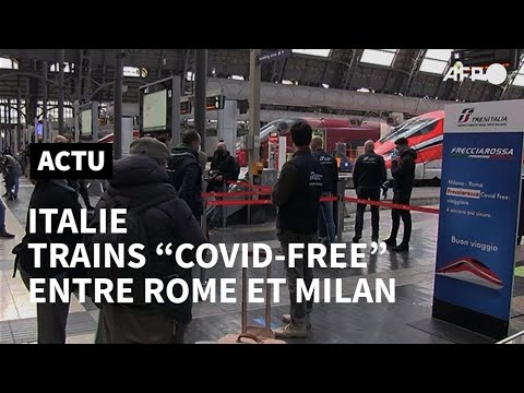 En Italie, des trains Covid-free entre Rome et Milan | AFP