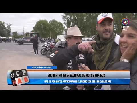 Encuentro internacional de motos TRK 502 Sergio Fernández Gabriel Calderón