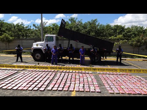 Casi mil kilogramos de cocaína incautada a dos sujetos en Tipitapa