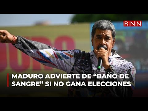 Maduro advierte de “baño de sangre” si no gana elecciones