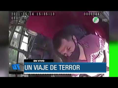 Viaje de terror: Con armas asaltan dentro de buses