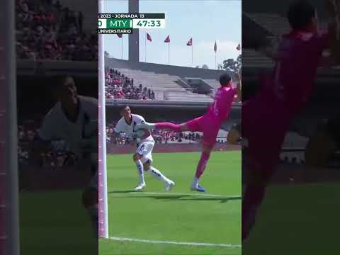 ¡Héctor Moreno evita el gol de los pumas con una chilena!