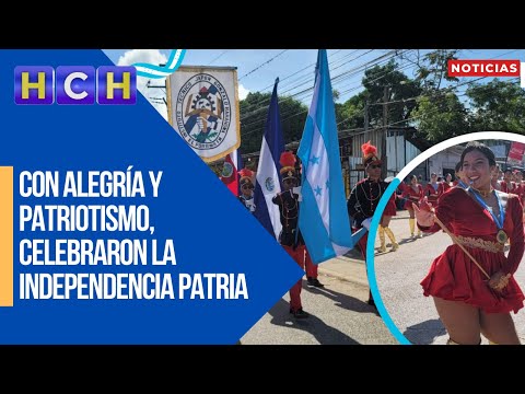 Con alegría y patriotismo, celebraron la Independencia Patria en municipios de Francisco Morazán