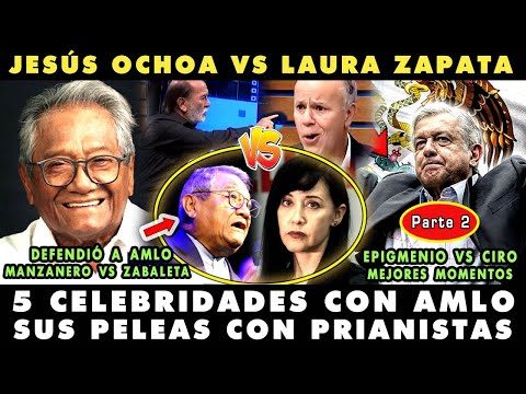 ¡ENCONTRONAZOS POR AMLO! 5 FAMOSOS DE CINE Y TV CON LA 4T / ARMANDO MANZANERO, JESÚS OCHOA Y MÁS