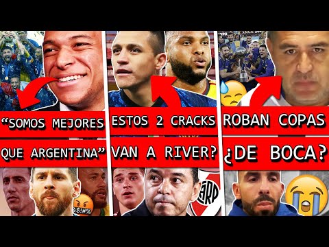 Por qué MBAPPE ninguneó a ARGENTINA?+ ALEXIS SANCHEZ y BORJA a RIVER?+ BOCA pide COPA por ESCRITORIO