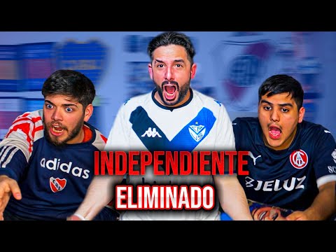 INDEPENDIENTE ELIMINADO 0 VELEZ 1 | Reacciones de Amigos | Copa Argentina 2024