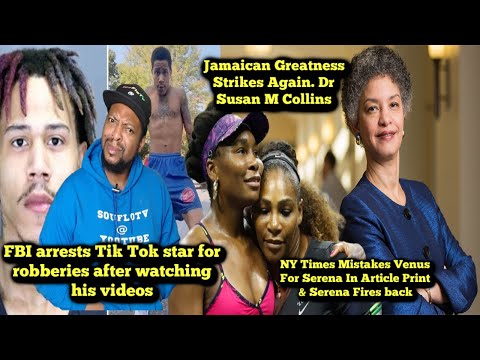 FBI arrest Tik Tok Star after watching his videos/ Jamaican Greatness & Serena Venus MixUp