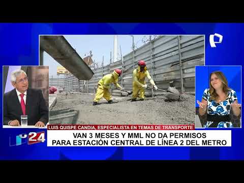 Luis Quispe Candia sobre estación central de la Línea 2: “Es indispensable para los pasajeros”