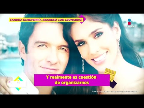 ¡Tras anunciar separación, Sandra Echeverría REGRESÓ con Leonardo de Lozanne! | De Primera Mano