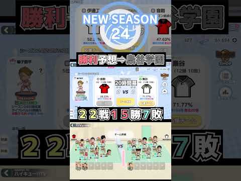 【 #ハイドリ 】ハイキューTV season24 23日目 梟谷学園 vs 音駒高校 勝利の法則を見つけるシーズン  #ハイキュー #ytk排球部  #haikyuu #shorts
