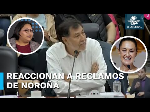 Citlalli Herna?ndez le responde a Ferna?ndez Noron?a por reclamos sobre asignaciones de cargos