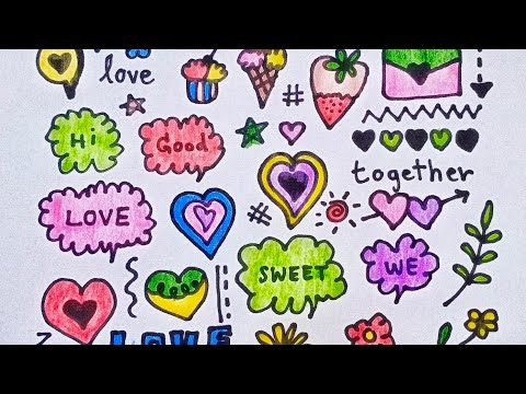 Coloringcutethingheartlove