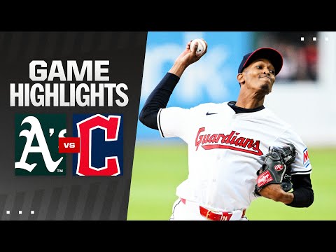 As vs. Guardians Game Highlights (4/19/24) | MLB Highlights