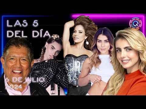 LAS 5 DEL DI?A CHISMES: LIS VEGA, BELINDA, JUAN OSORIO, IRINA BAEVA, MICHELLE RENAUD... y más